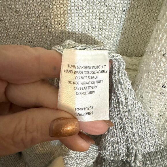 * ❤️ BEAUTIFUL OPEN FRONT CARDIGAN SWEATER XLARGE - Picture 6 of 7